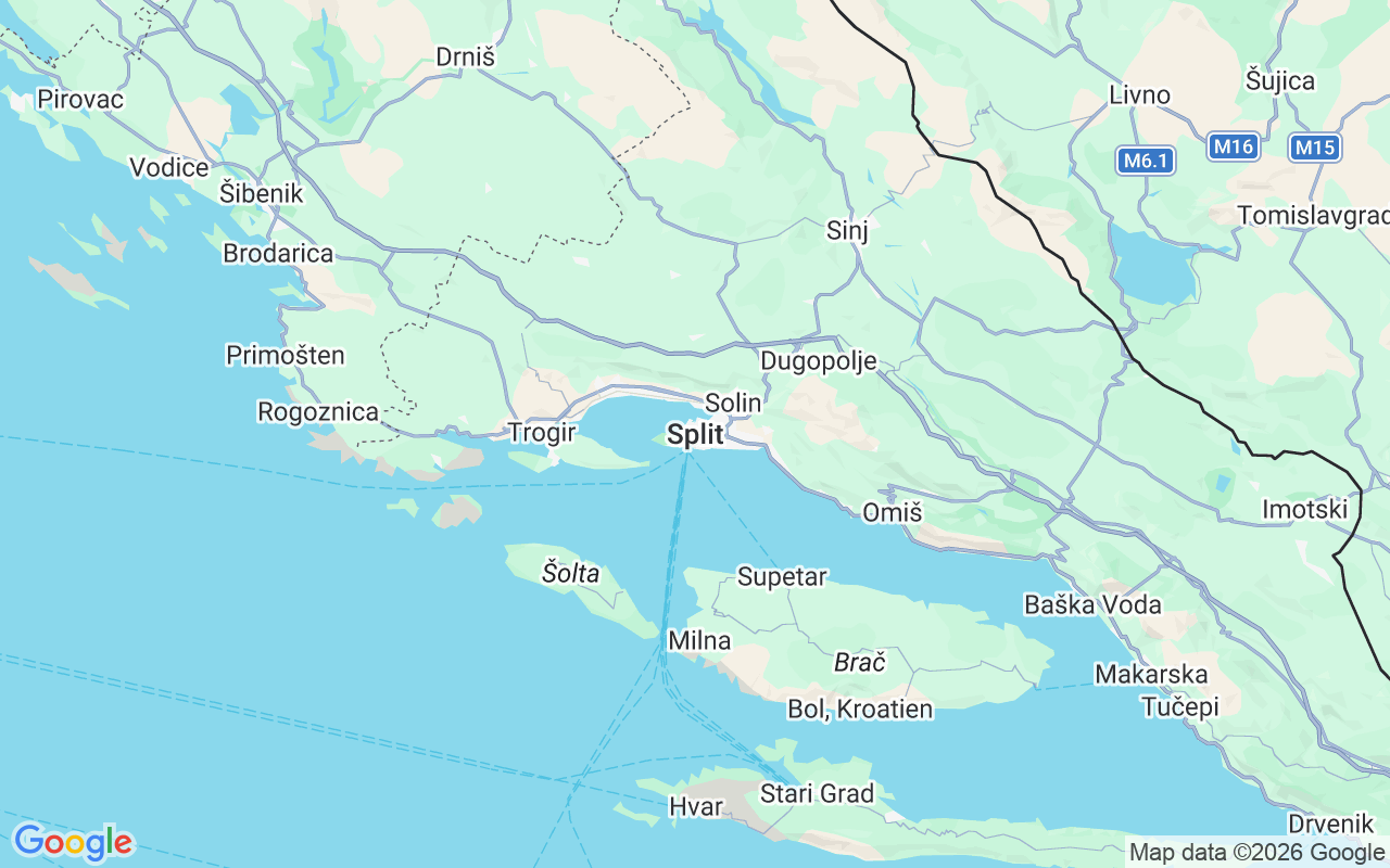 Plats för Katamaran: Split, Kroatien