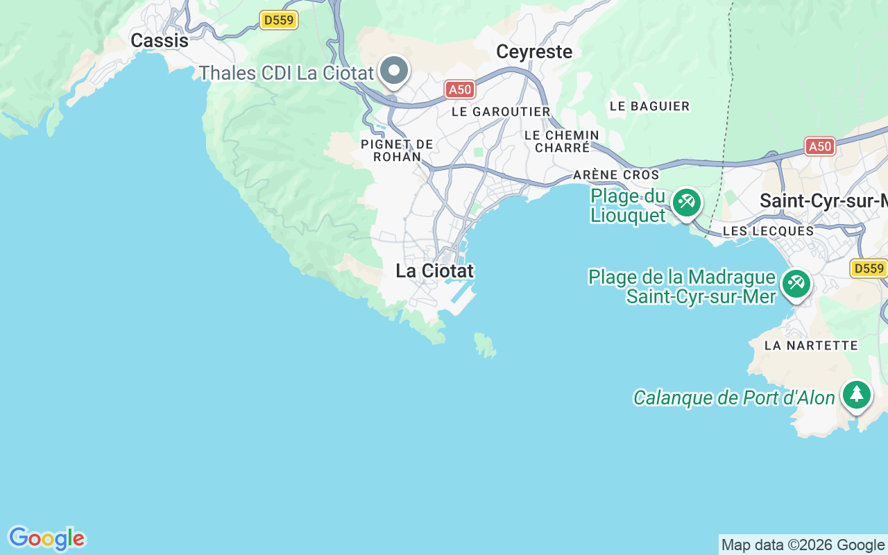 De locatie van Zeilboot: Port Vieux, 13600 La Ciotat