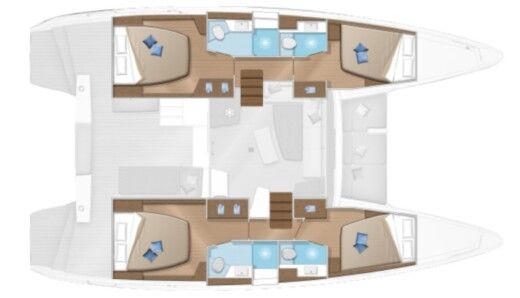 Catamaran Lagoon Lagoon 42 Boat design plan