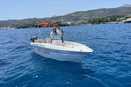 Hire Boat without licence  OLYMPIC 490cc Agia Pelagia