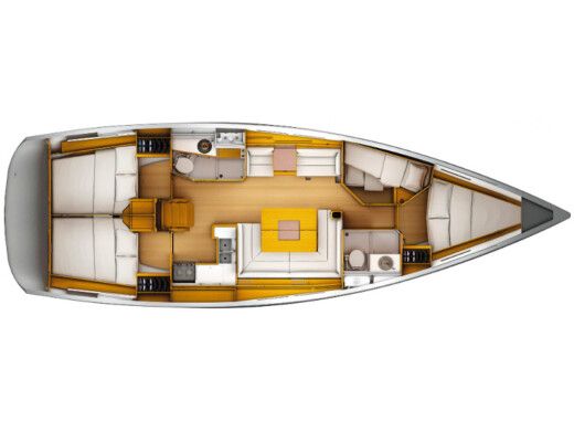 Sailboat Jeanneau Sun Odyssey 449 Boat design plan