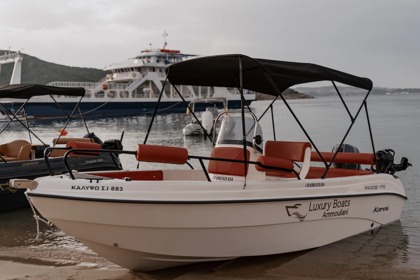 Charter Boat without licence  Karel White Paxos 170 Ammouliani