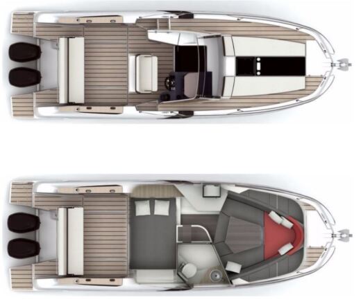 Motorboat BENETEAU FLYER 8.8 boat plan