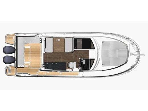 Motorboat  Merry Fisher 1095 Boot Grundriss
