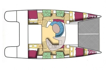 Rental Catamaran Fountaine Pajot Bahia 46 San Ciprianu