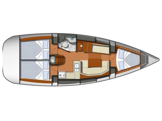 Sailboat Jeanneau Sun Odyssey 36i Boat design plan