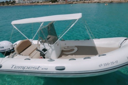 Charter Boat without licence  Tempest 470 Ibiza