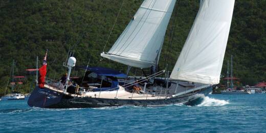 Sailboat Trehard 90ft Centreboard Sloop Boat layout