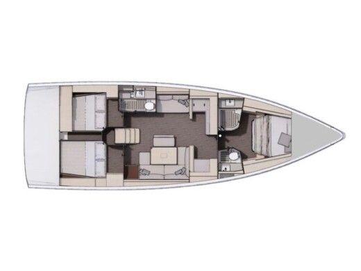 Sailboat  Dufour 470 boat plan