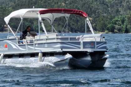 Location Bateau à moteur Tracker 25 Party Barge Barragem de Castelo de Bode