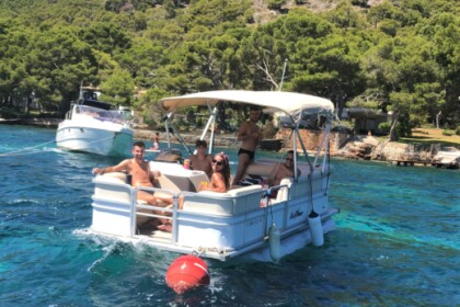 Miete Boot ohne Führerschein  Smoker Craft Inc Sunshaser 7516 CRS Port de Pollença