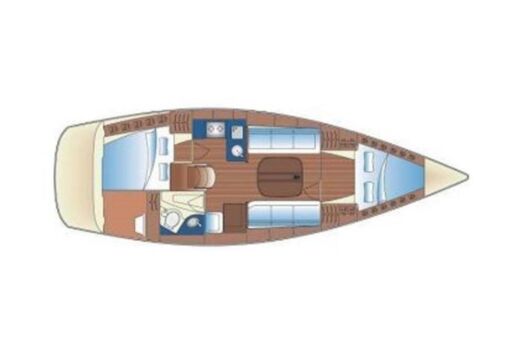Sailboat Bavaria Yachts Bavaria 36 Deep Keel Plan du bateau