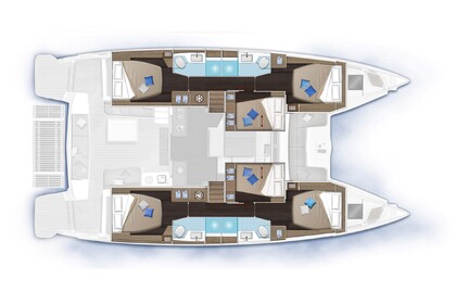 Rental Catamaran  Lagoon 51 Mykonos