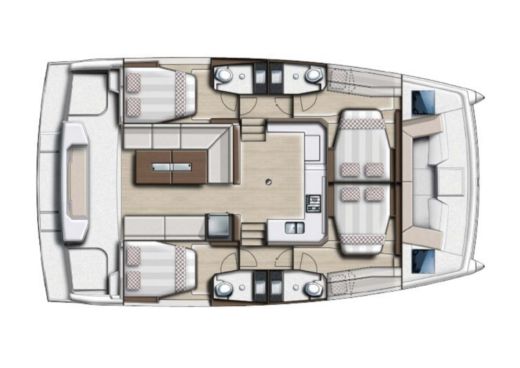 Catamaran Bali - Catana Bali Catspace 2020 boat plan
