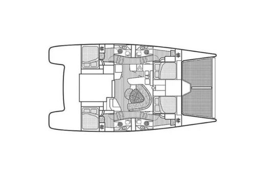 Catamaran Robertson & Caine Leopard 47' boat plan