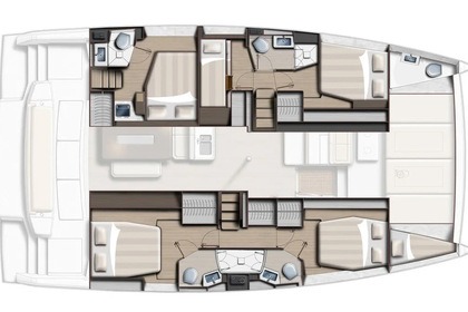Verhuur Catamaran Catana Group Bali 4.6 - 5 + 2 cab. Primošten