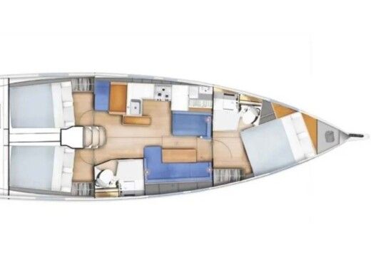 Sailboat  Sun Odyssey 410 Boat design plan