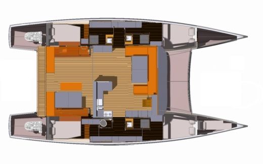 Catamaran STGI Aventura 43 boat plan
