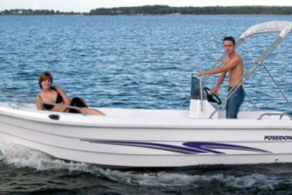 Rental Boat without license  Poseidon 470T Kefalonia