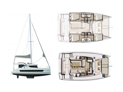 Catamaran Bali - Catana Bali 4.1 boat plan