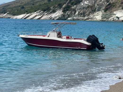 Motorboat Ranieri Evo 25 Planimetria della barca