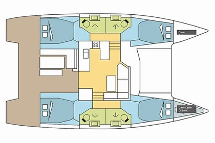 Hire Catamaran  Lagoon 42 Lefkada