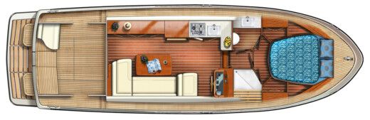 Motorboat Linssen Yachts 35 SL Sedan Boat layout