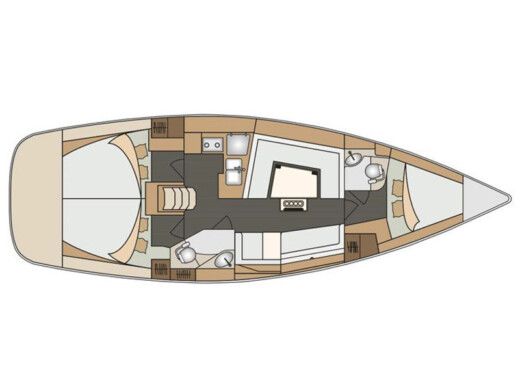 Sailboat ELAN 40 Impression boat plan