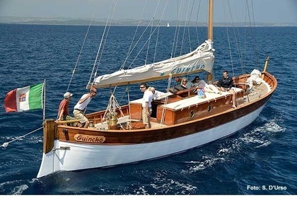 Verhuur Zeilboot F.lli Barberis Barca a vela d'epoca gozzo vela marconi Palau