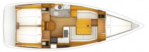 Sailboat Jeanneau Sun Odyssey 379 Boat design plan