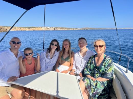 Port d'Addaia Motorboat Pacific Craft 750 open alt tag text