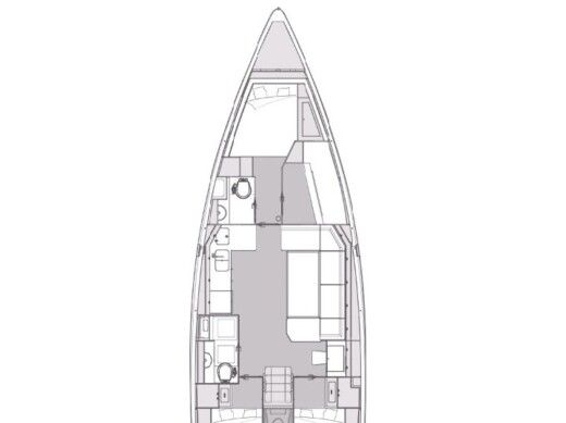 Sailboat  Elan Impression 43 boat plan
