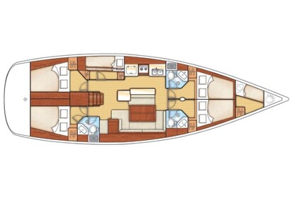 Ενοικίαση Ιστιοπλοϊκό σκάφος Beneteau Oceanis 50 Πάλαιρος