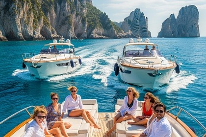 Noleggio Gommone Capri Boat Tour Semi-Private with City Visit Praiano