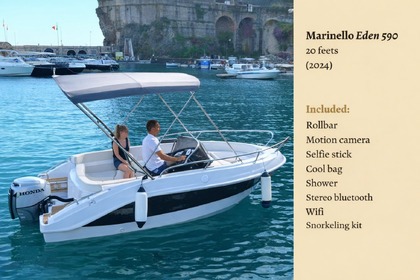 Czarter Łódź bez patentu  Marinello EDEN 590 Maiori