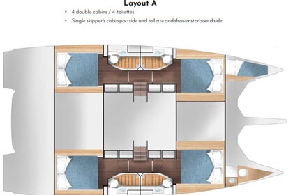 Verhuur Catamaran  Cervetti 44 Primošten