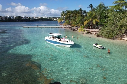 Location Bateau à moteur Boston Whaler 38' Pointe-à-Pitre