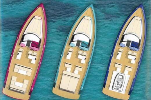 Motorboat Fjord 52 Boat layout