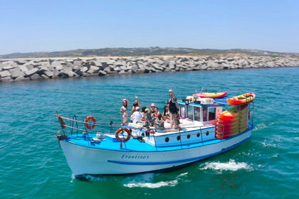 Rental Motorboat Traditional Portuguese Wooden Boat Alvor