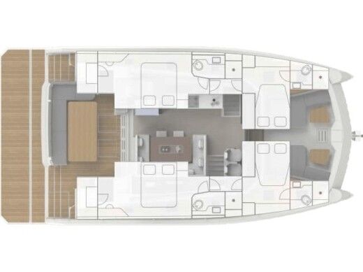 Sailboat  Aventura 50 Plan du bateau