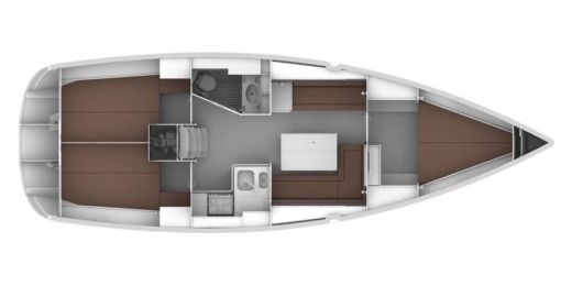 Sailboat Bavaria cruiser 36 Boat design plan