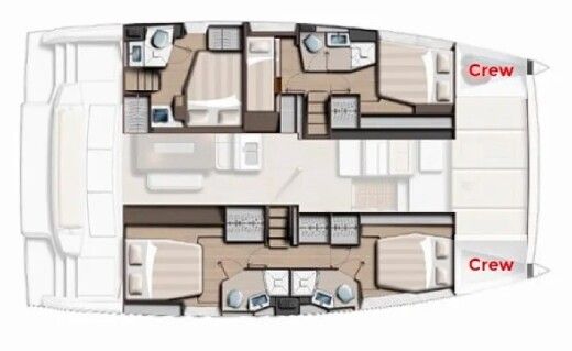 Catamaran Bali - Catana BALI 4.4 Plano del barco