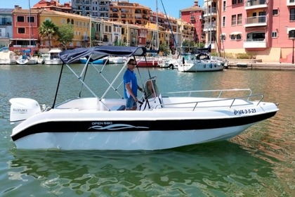 Rental Motorboat Fabiette nautica services Open 580 Valencia