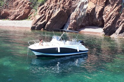 Miete Motorboot QUICKSILVER ACTIV 605 OPEN Mandelieu-la-Napoule
