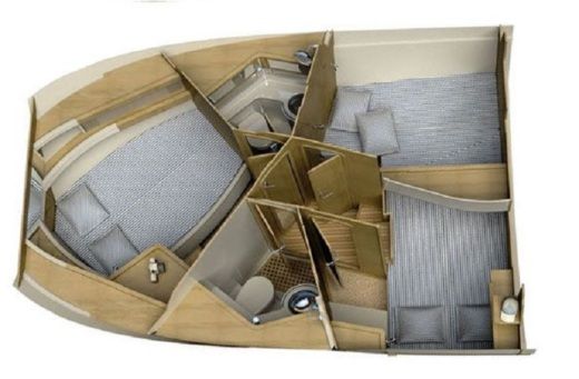 Motorboat SAS VEKTOR Adriana 36 Boat layout