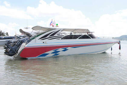Rental Motorboat Custom Twin Engines 200HP Phuket