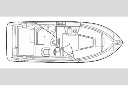 Motorboat Rinker 250 fiesta vee Boat design plan