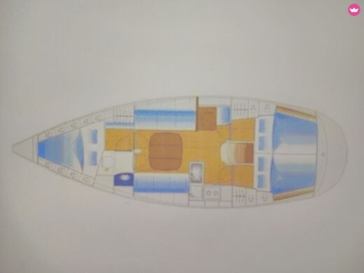 Sailboat Bavaria 34 Boat design plan