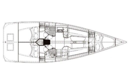 Sailboat Italia Yachts 11.98 boat plan