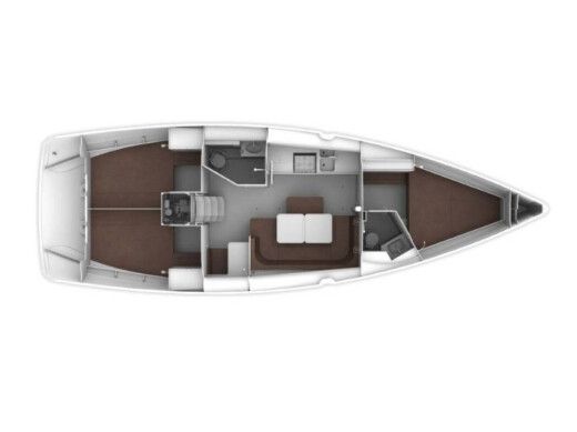Sailboat  Bavaria Cruiser 41 boat plan
